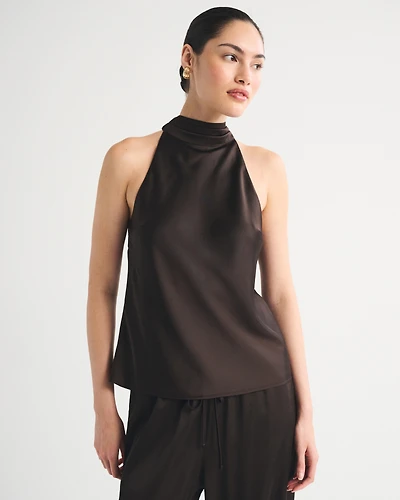 Satin Halter Top