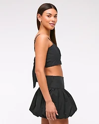 Ultra Cropped Bow-Back Cami Top