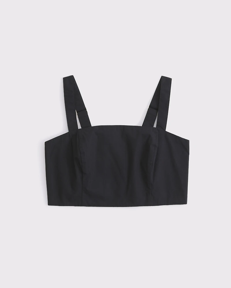 Ultra Cropped Bow-Back Cami Top