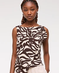 Knotted Scarf Top