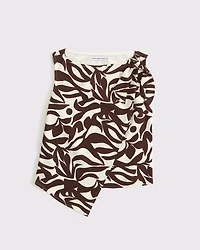 Knotted Scarf Top