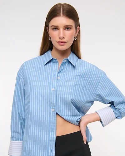 Oversized Poplin Shirt