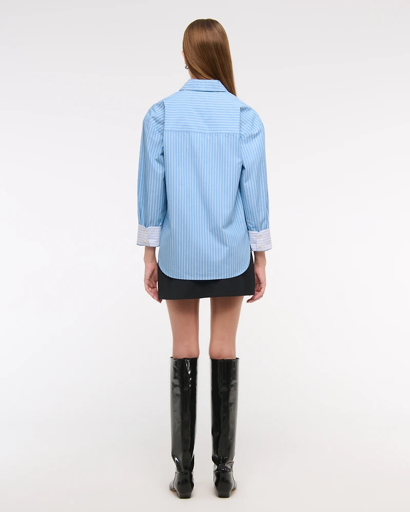 Oversized Poplin Shirt