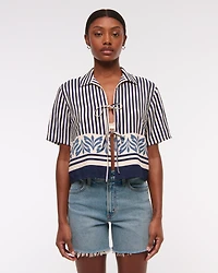 Tie-Front Top