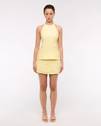 Premium Linen Halter Top