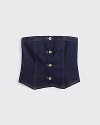 Strapless Denim Tube Top