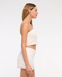 Beaded Strapless Top