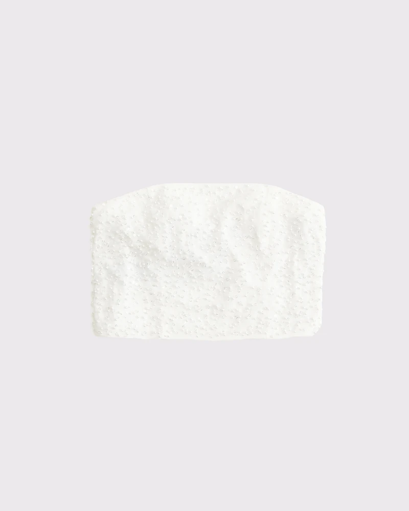 Beaded Strapless Top