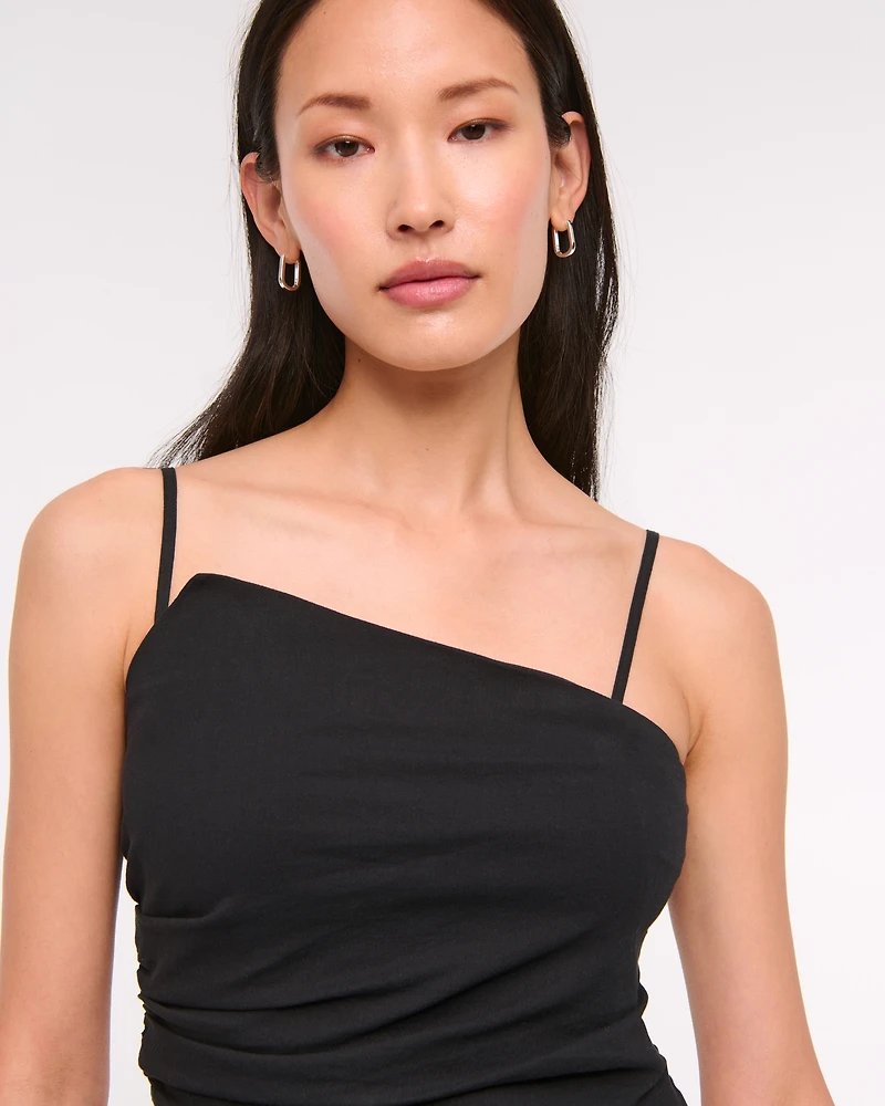 Asymmetrical Strapless Top