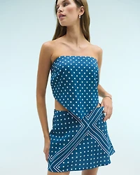 Bra-Free Strapless Scarf Tube Top