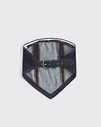 Pride Strapless Denim Scarf Top