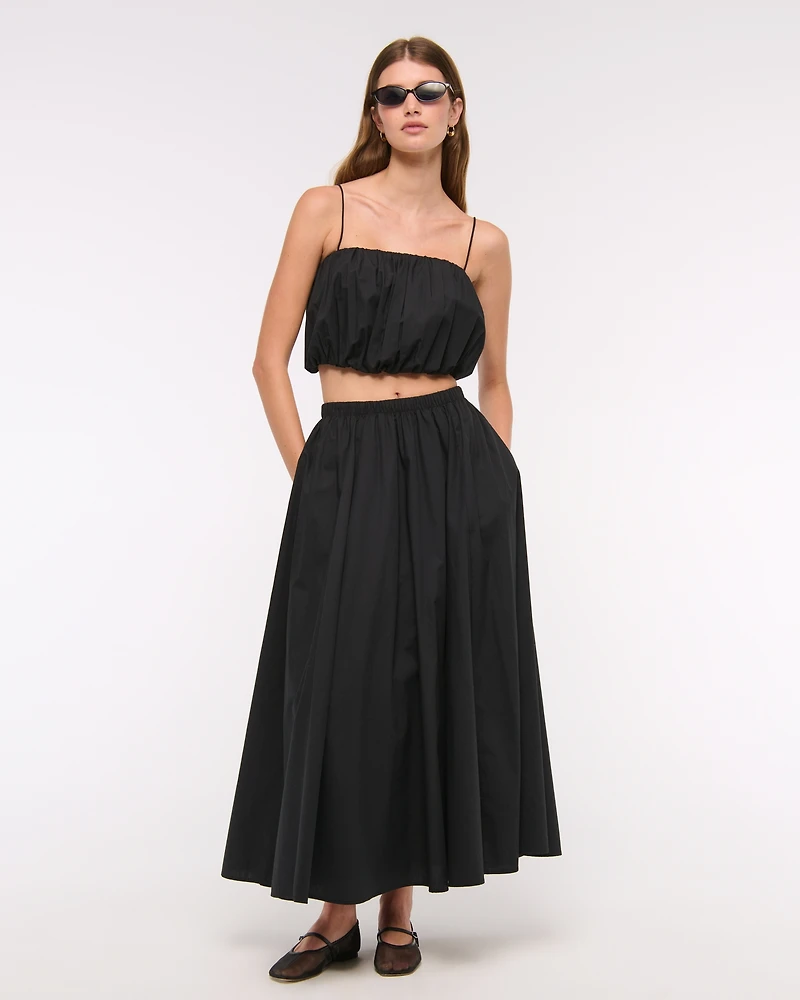 Cropped Bubble Hem Cami