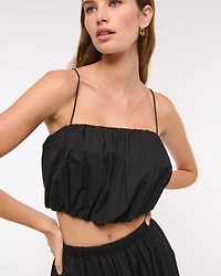 Cropped Bubble Hem Cami