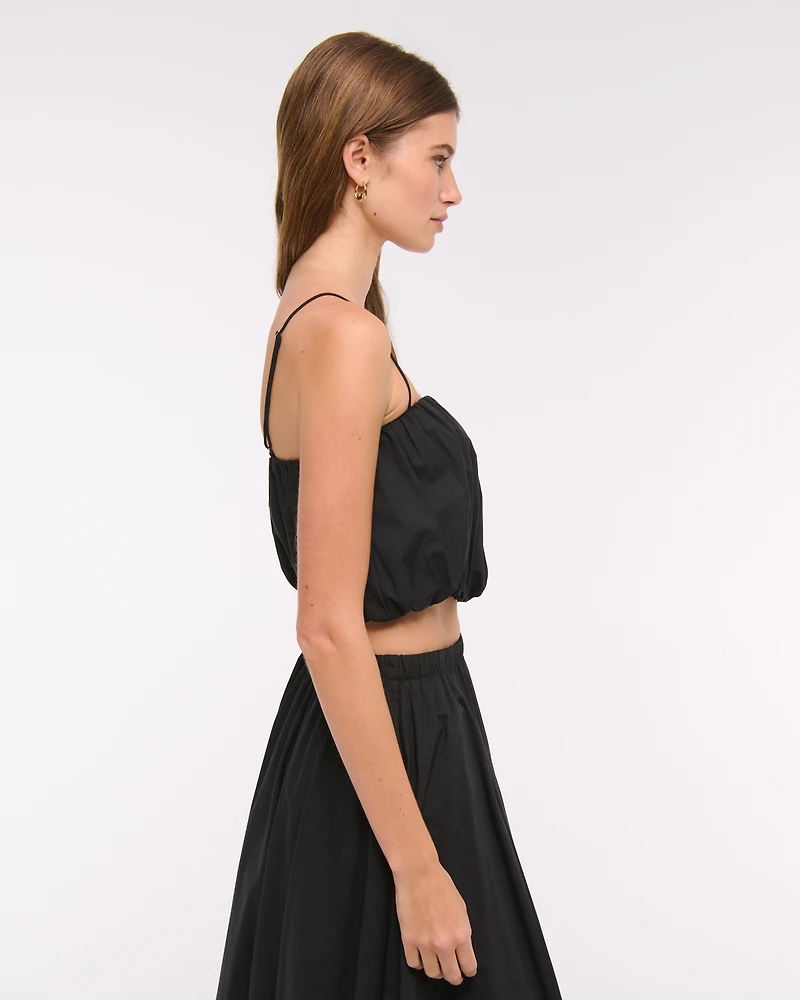 Cropped Bubble Hem Cami