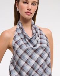 Funnel Neck Draped Top