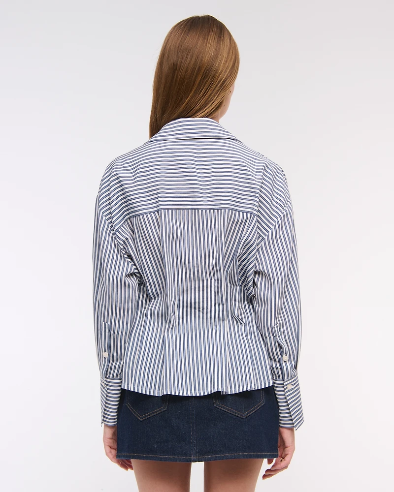 Nipped Poplin Shirt