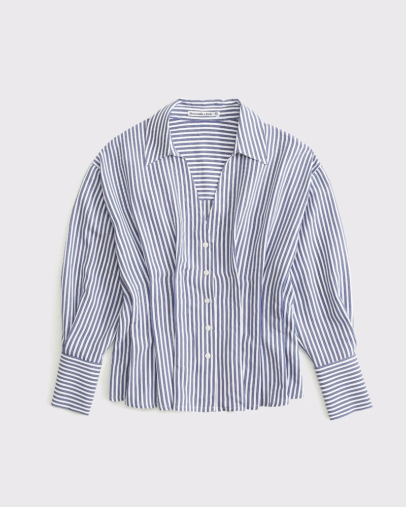 Nipped Poplin Shirt