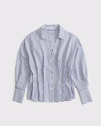 Nipped Poplin Shirt