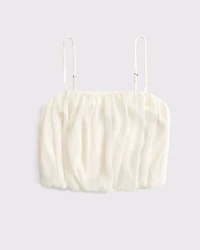 Sheer Bubble Hem Cami