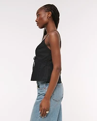 A&F Bella Tie-Front Cami