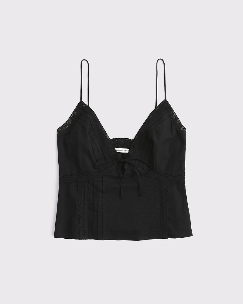 A&F Bella Tie-Front Cami