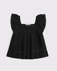 Ruffle Babydoll Top