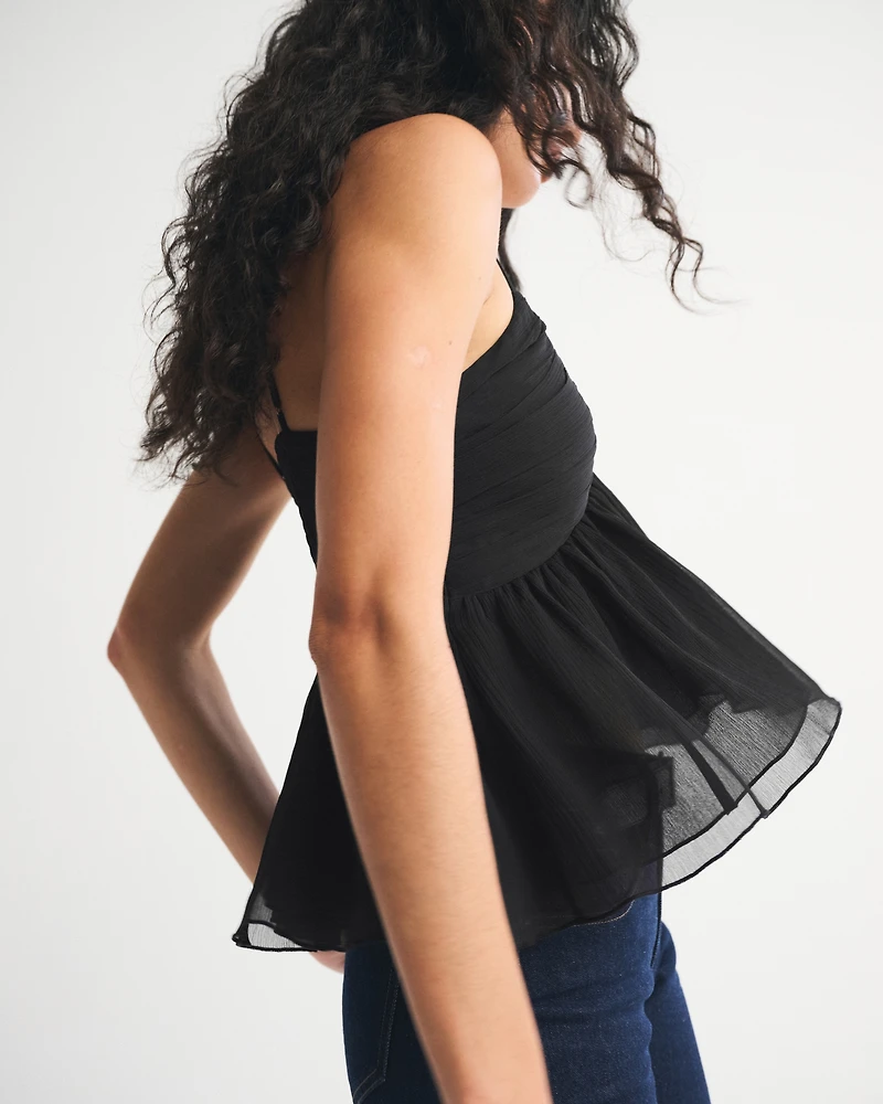 V-Neck Ruched Cami