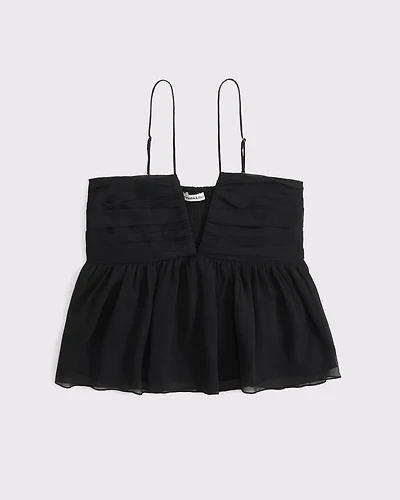 V-Neck Ruched Cami