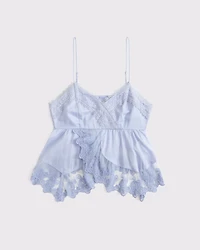 Babydoll Lace-Trim Cami