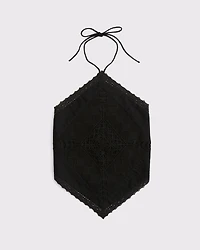 Linen-Blend Bandana Top