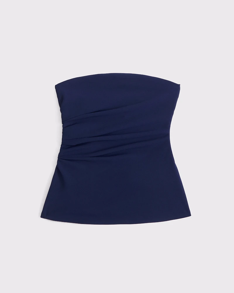 Strapless Side Ruched Top