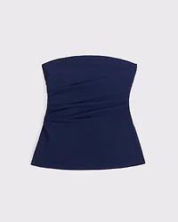 Strapless Side Ruched Top
