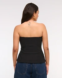 Strapless Side Ruched Top