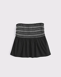 Convertible Sleeve Smocked Top