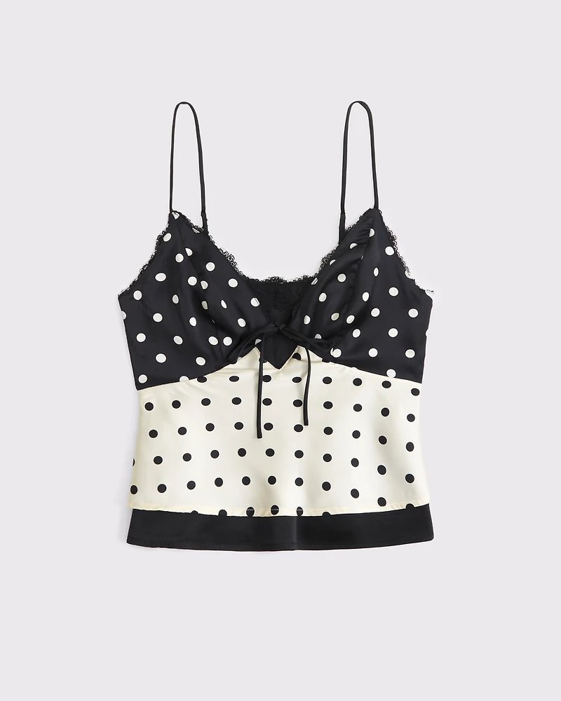 A&F Bella Reversible Tie-Front Cami