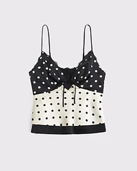 A&F Bella Reversible Tie-Front Cami