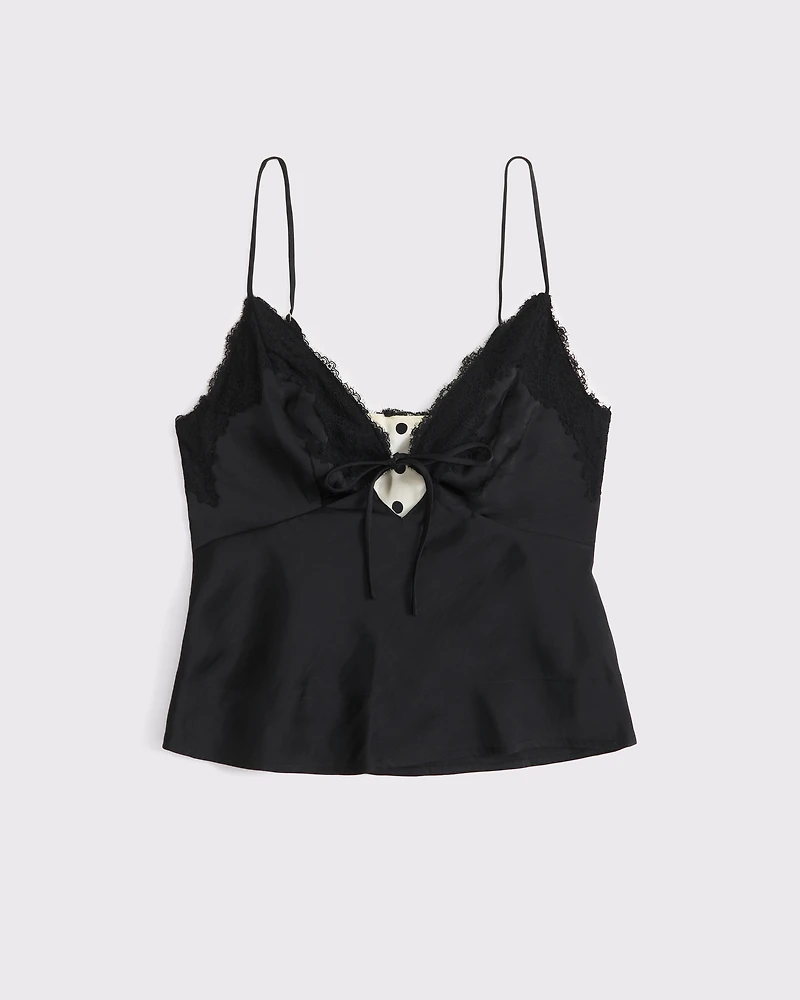 A&F Bella Reversible Tie-Front Cami