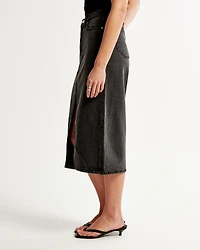 Denim Midi Skirt