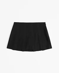 Mid Rise Pleated Mini Skort