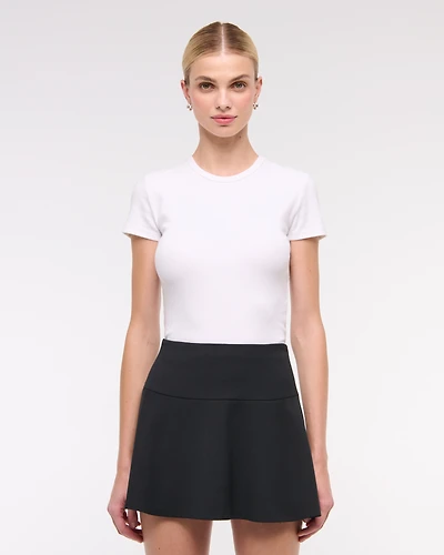 High Rise Flirty Mini Skort