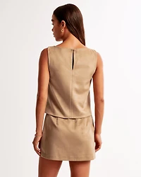 The A&F Scarlett Faux Suede Mini Skort