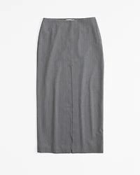 Mid Rise Pencil Maxi Skirt