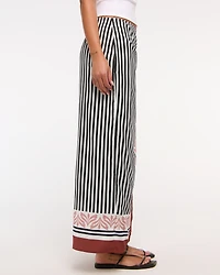 High Rise Scarf Style Wrap Maxi Skirt