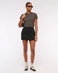 The A&F Scarlett Curve Love Suiting Mini Skort