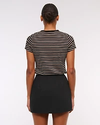 The A&F Scarlett Curve Love Suiting Mini Skort