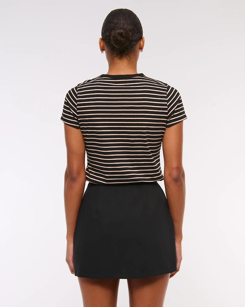 The A&F Scarlett Curve Love Suiting Mini Skort
