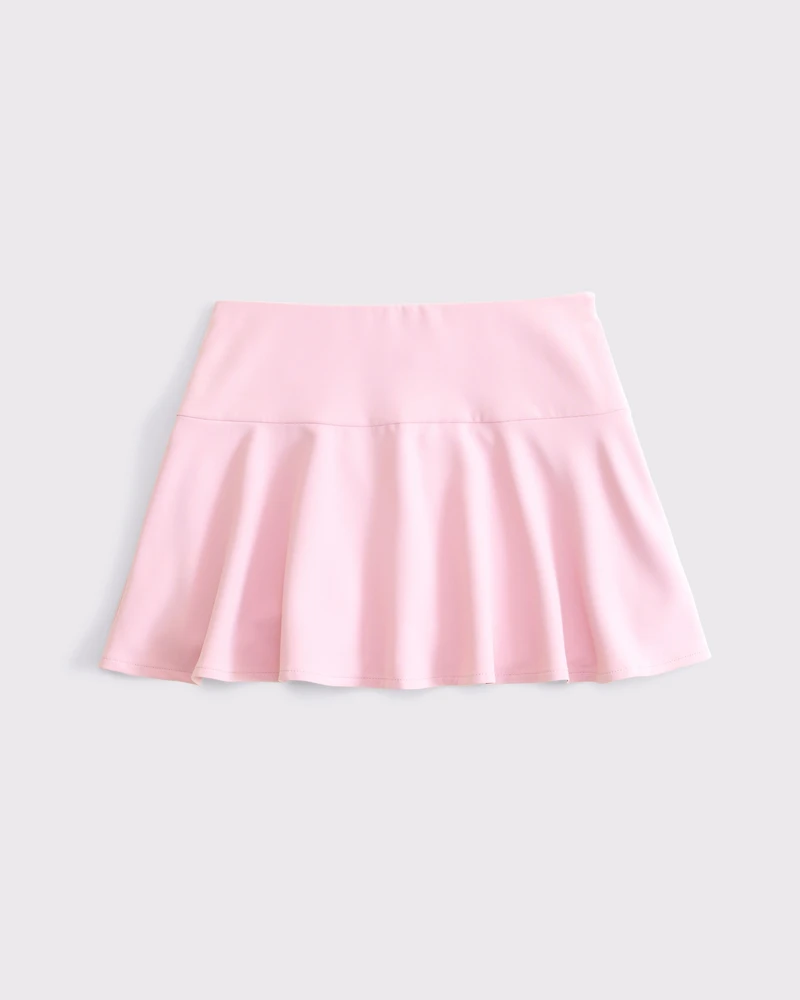 High Rise Flirty Drop-Waist Mini Skort