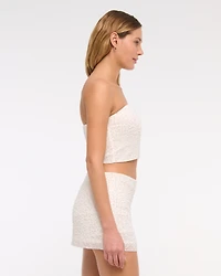 The A&F Scarlett Mid Rise Beaded Mini Skort