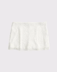 The A&F Scarlett Mid Rise Beaded Mini Skort