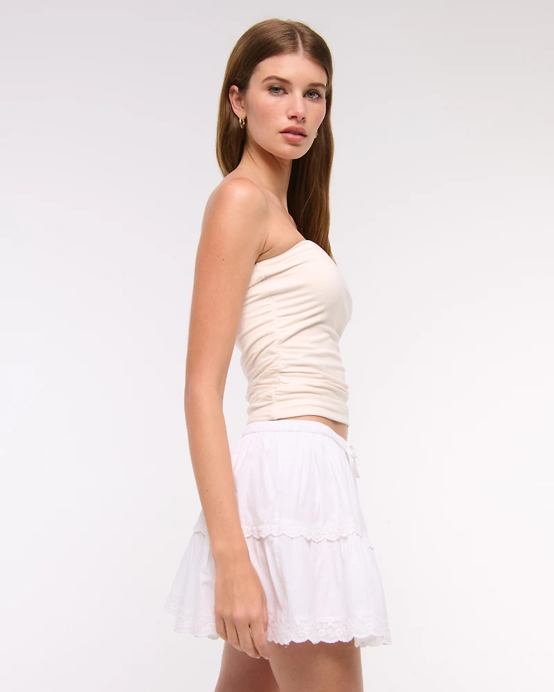 Mid Rise Pull-On Mini Skort